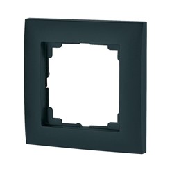 Enkelvoudig afdekraam xComfort 55mm systeem, kleur zwart mat